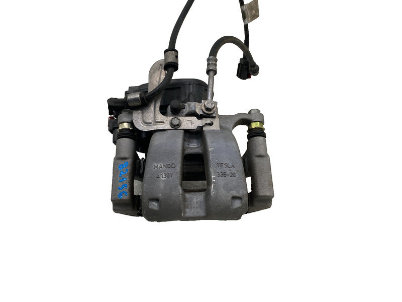 104462300H ⭕ 2017-2025 Tesla Model 3 Rear Left Caliper w/ Brake Line Hose BASE 1044623-00-H