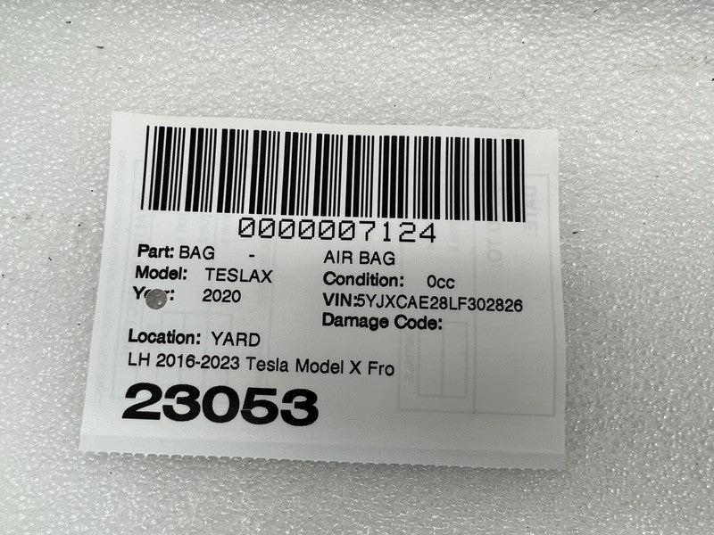 1036756-00-G ⭕ 2016-2023 Tesla Model X Front Left 1st Row Roof Curtain Airbag LH 1036756-00-G