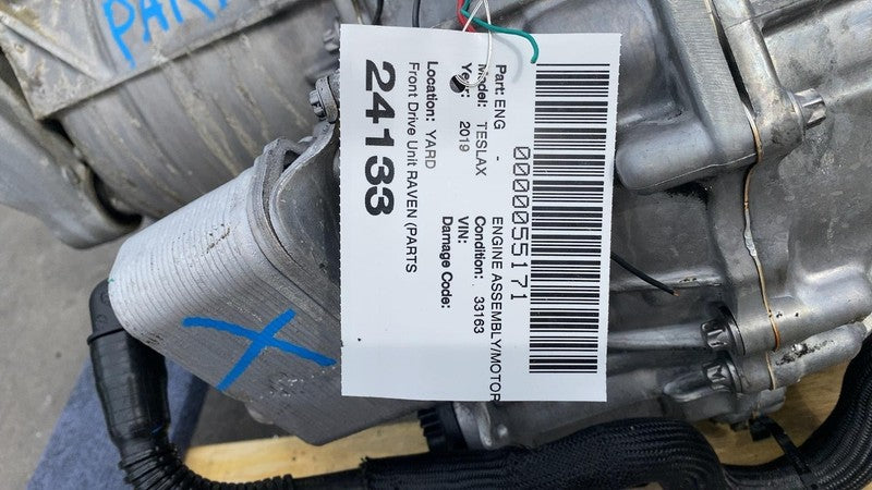 1478000 01 C 2019-2020 Tesla Model X MX Engine Motor Front Raven Drive Unit (FOR PARTS ONLY)