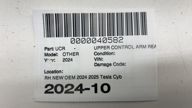 ⭕ 2024 Cybertruck Rear Side Suspension Upper Control Arm Right RWD 125