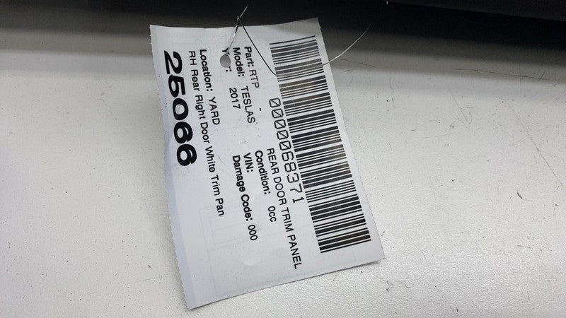 ⭕2012-2020 Tesla Model S MS Rear Passenger Side Door Panel Trim Card Cover Right