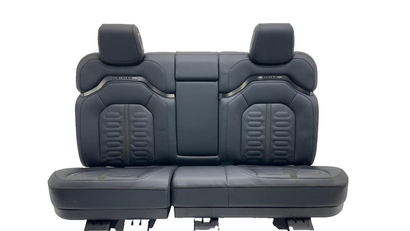 ⭕ 2022-2024 Rivian R1T Rear Left & Right 2nd Row Seat Leather Black Assembly OEM