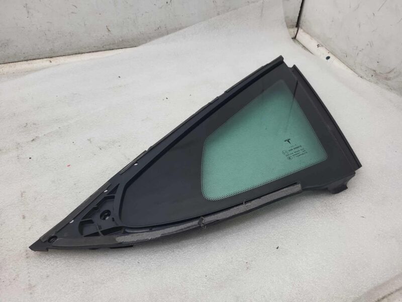E9 43R-00810 2012-2020 Tesla Model S MS Rear Driver Side Quarter Fixed Glass Left LH Assembly