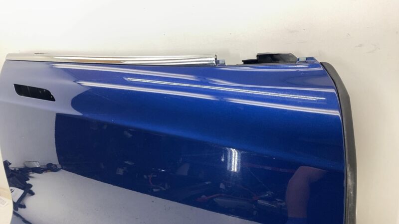 2012-2015 Tesla Model S Front Passenger Side Door Shell Panel Right RH Blue PPSB