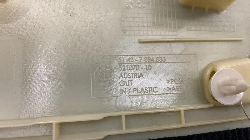 ⭕ 17-20 BMW 540i Rear Left C-Pillar Upper Quarter Cover Trim Panel 514