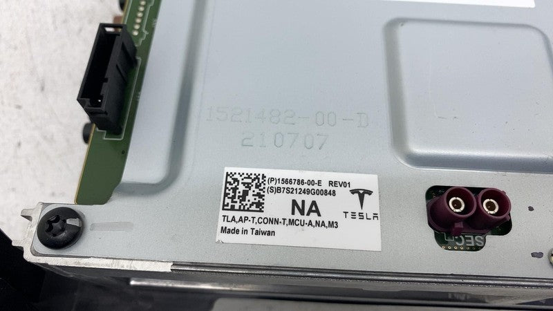156678600E ⭕ 2017-2023 Tesla Model 3 M3 Media Computer Control Module Unit MCU 1566786-00-E