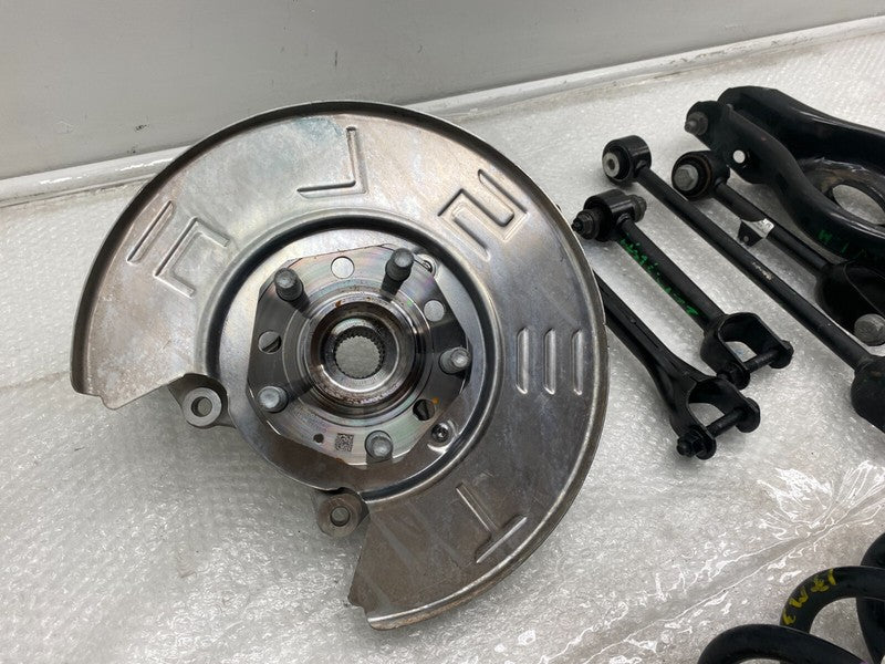 ⭕17-23 Model 3 Rear Left Knuckle Wheel Hub Fore Toe AFT Link Spring 10