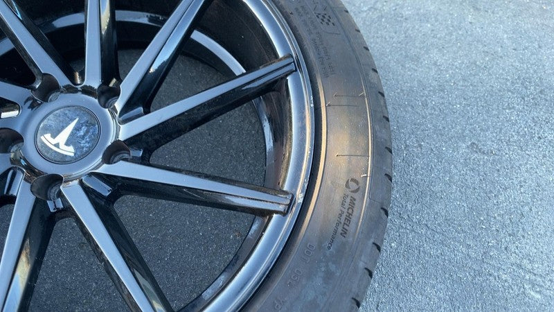 ⭕ 2012-2016 Model S 19x8.5 Wheel Rim w/ Michelin Pilot Sport Tire 245/