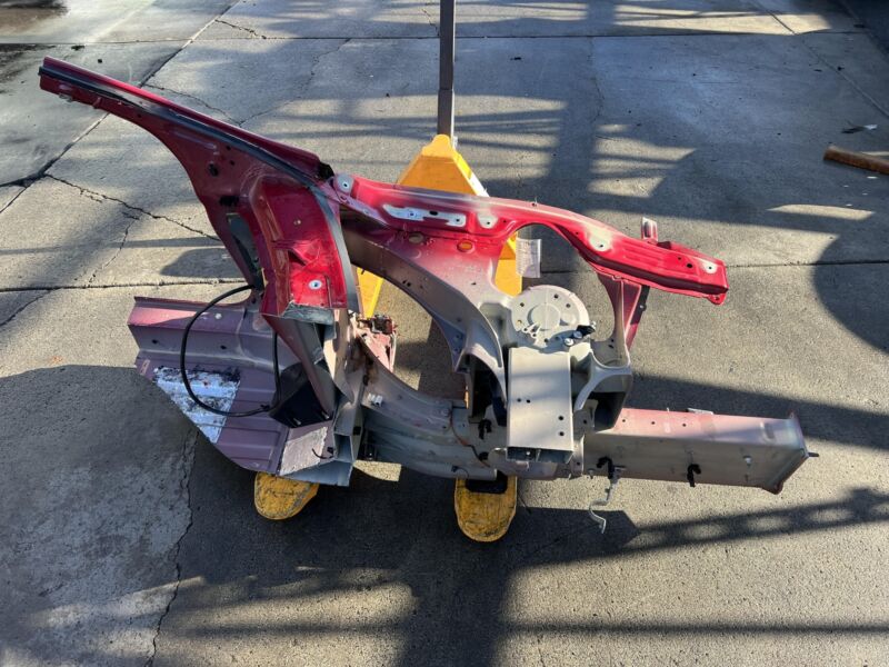 Does not apply 2012-2016 Tesla Model S Front Left Quarter Panel Fender Apron Frame Cut Red PPMR