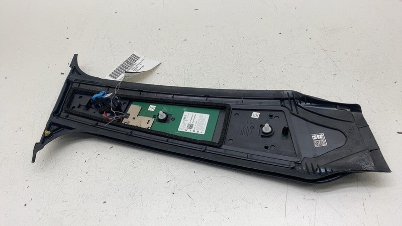 151625800E ⭕ 20-23 Tesla Model Y Passenger Exterior B-Pillar Applique Trim w/ Camera Right