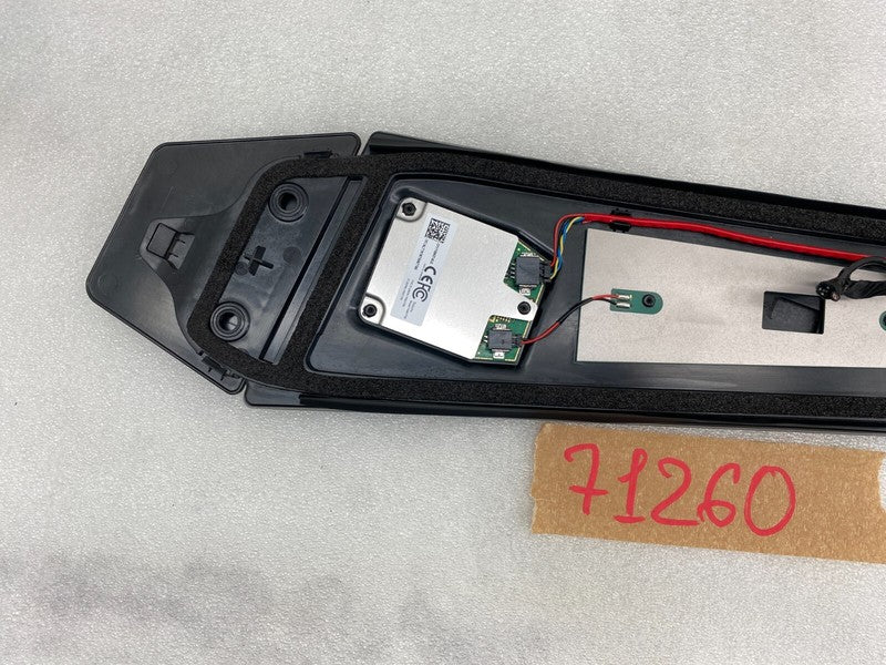 1100437 00 D 2017-2023 Tesla Model 3 M3 Driver Side B-Pillar Applique Glass with Camera Left