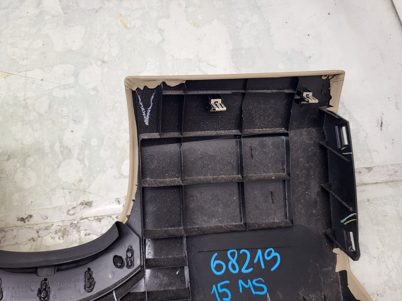 100240510F ⭕ 12-20 Model S Left Dashboard IP Lower Dash Trim Cover Retainer LH 1002405-10-F