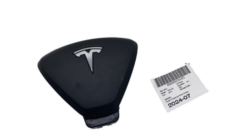 ⭕ 2012-2020 Tesla Model S MS Driver Steering Wheel Airbag Leather Black Assembly
