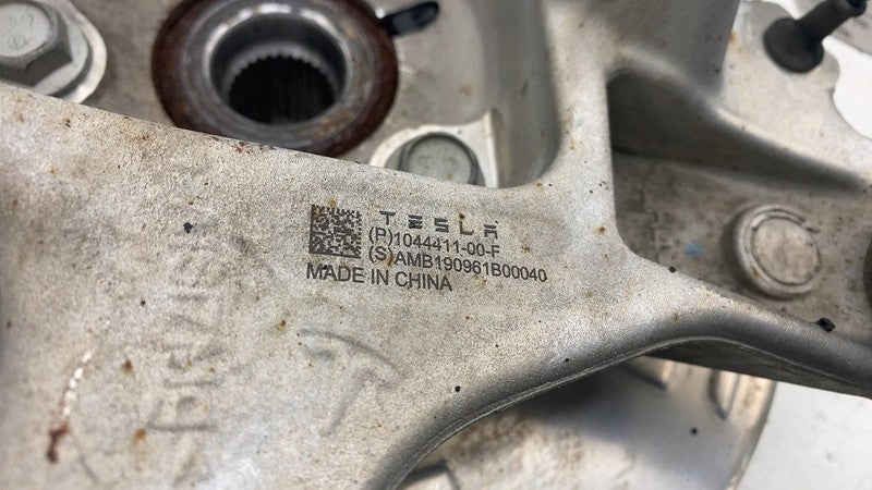 1044411-00-F ⭕ 2017-2023 Tesla Model 3 Rear Left Spindle Knuckle w/ Hub & Shield 1044411-00-F