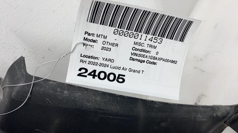 ⭕2022-2024 Lucid Air Grand Touring Passenger Side Trim Cover Right P1R
