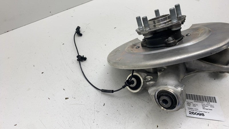 1344411 10 D ⭕ 24-25 Tesla Model 3 Rear Left Spindle Knuckle Hub & Dust Shield 1344411-10-D