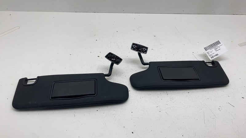 ⭕ 2011-2017 Jeep Wrangler Front Left & Right Windshield Sunvisor Black Sun Visor