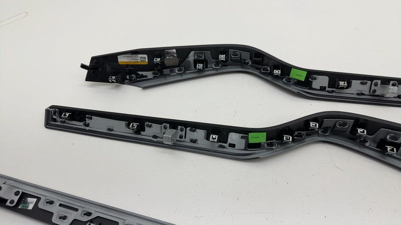 ⭕ 16-20 Tesla Model X SET of Front & Rear Left & Right Door Molding Tr