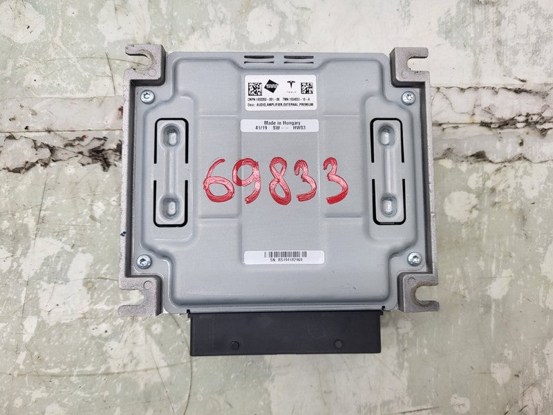 100483310A ⭕ 12-20 Model S External AMP Audio Sound System Amplifier Premium 1004833-10-A