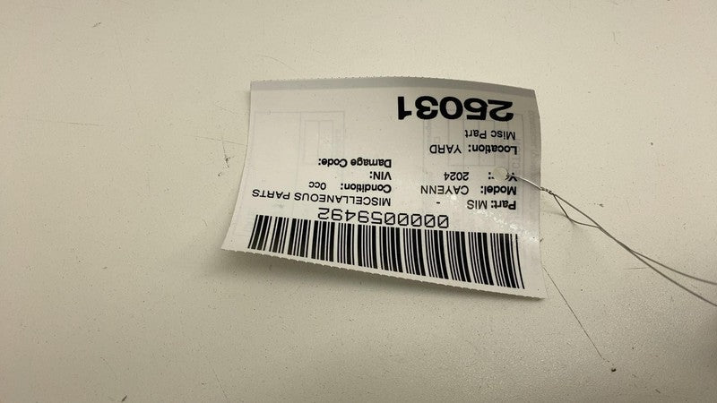 9Y3.867.245 ⭕ 2019-2024 Porsche Cayenne Rear Left Quarter D-Pillar Trim w/ Speaker 9Y3867245