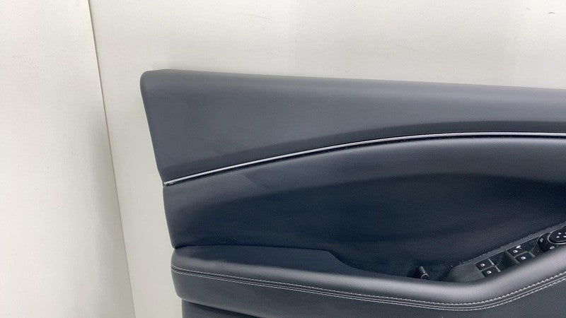 ⭕21-24 Ford Mustang Mach-E Front Driver Side Door Trim Panel Cover Bla