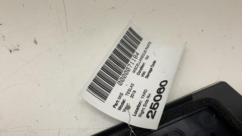 ⭕17-23 Model 3 Right B-Pillar Applique Glass Trim Molding w/ Camera 11