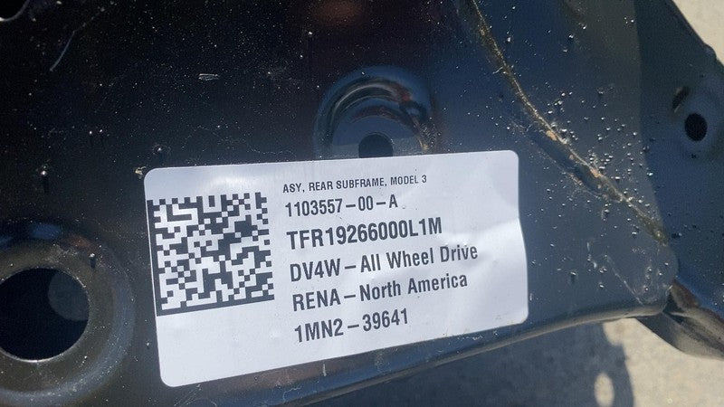 ⭕ 17-24 Tesla Model 3 Rear Suspension Subframe Cradle Crossmember 1103