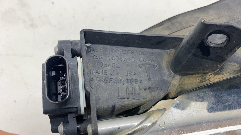 100726700E ⭕12-15 Tesla Model S Front Left Bumper Active Louvre Shutter Grille 1007268-00-E