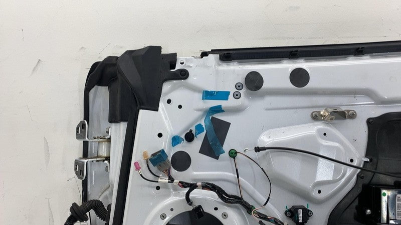 ⭕ 12-15 Tesla Model S Front Passenger Side Door Shell Panel Right White - PPSW