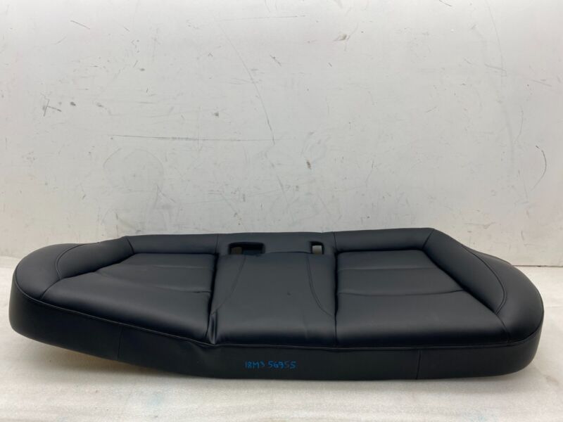 2017-2023 Tesla Model 3 M3 Rear 2nd Row Seat Lower Bottom Cushion Leather Black