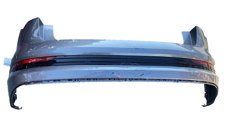4KE807521 ⭕ 19-23 e-Tron Rear Bumper Cover w/ Park Sensors & Reflector Gray LZ7F 4KE807521