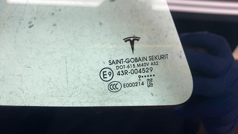 1080706-00 ⭕ 2017-2020 Tesla Model 3 Rear Right Quarter Fixed Window Glass OEM 1080706-00