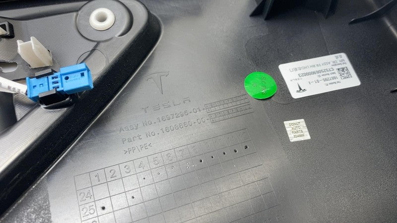 ⭕ 20-24 Model Y Front Passenger Door Panel Trim Card Cover Right RH 16