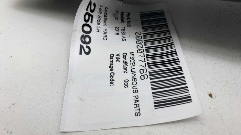 1092306-00-B ⭕ 2016-2020 Tesla Model S Left B-Pillar Applique Glass Trim Molding 1092306-00-B