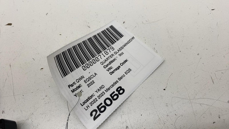 A2977202900 ⭕ 2022-2023 Mercedes Benz EQS 580 Front Driver Door Glass Vent Left A2977202900