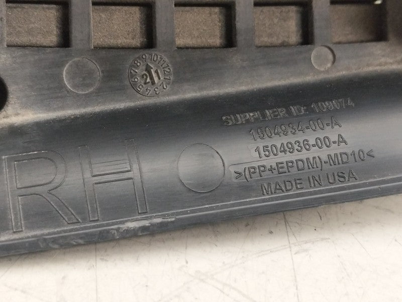 1504934 00 A ⭕2017-2022 Tesla Model 3 Under Hood Grille Vent Trim Cover Right RH 1504934-00-A