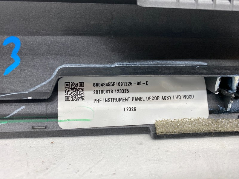1091225-00-E ⭕17-20 Model 3 Front Dash Instrument Panel Molding Cover Trim Bezel 1091225-00-E