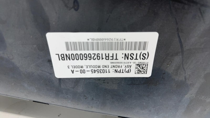 110354500A ⭕ 17-20 Tesla Model 3 Front Radiator Cooling Fan Shroud Blade Motor 1103545-00-A