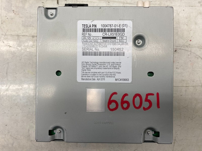 100478701E ⭕ 12-20 Tesla Model S Satellite HD Radio Receiver Tuner Module Unit 1004787-01-E