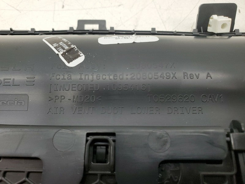 1095416 ⭕ 2017-2023 Tesla Model 3 Y Driver Side Dashboard Heater A/C Air Vent Dash Duct