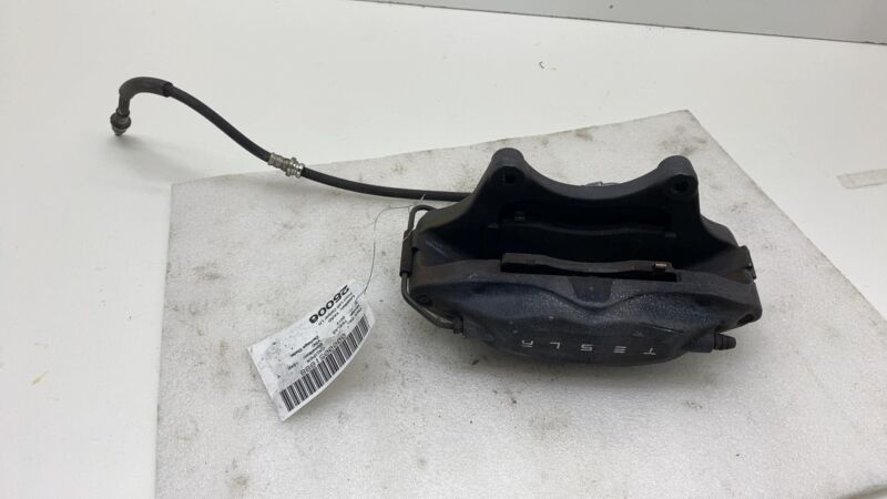 2012-2020 Tesla Model S MS Front Driver Side Caliper w/ Brake Hose Line Left LH