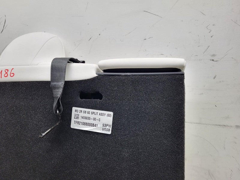 ⭕2017-2023 Tesla Model 3 Rear Left 2nd Row Seat Upper Cushion White 14