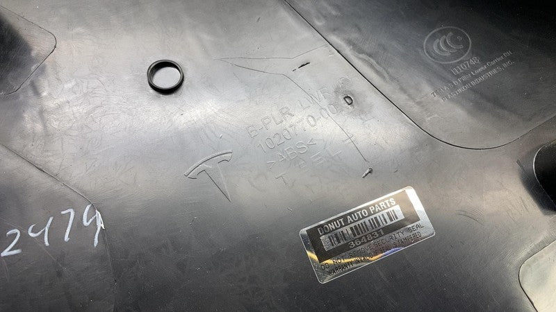 ⭕ 12-20 Tesla Model S Right B-Pillar Lower Trim Cover Panel White 1058