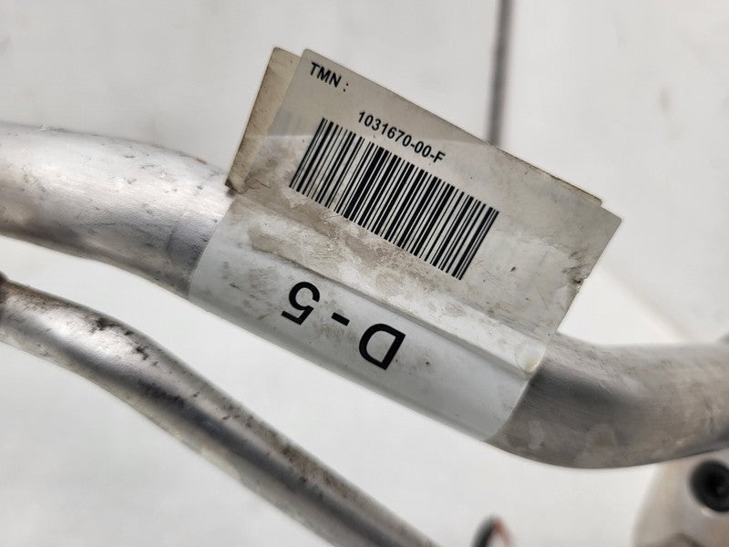 6008481 00 A ⭕ 12-15 Model S A/C Line Liquid Suction Pipe Hose w/ Valve Solenoid 1031670-00-F