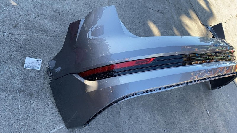 4KE807521 ⭕ 19-23 e-Tron Rear Bumper Cover w/ Park Sensors & Reflector Gray LZ7F 4KE807521
