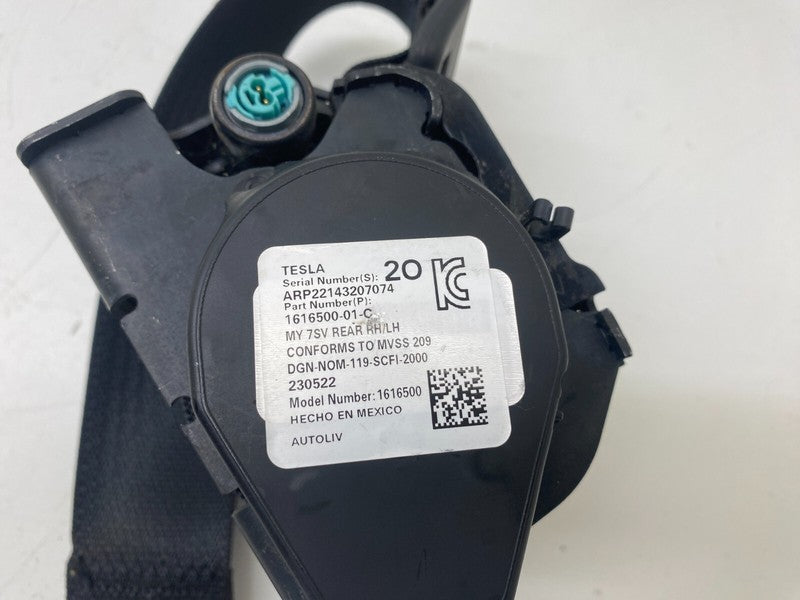 ⭕ 20-24 Model Y MY Rear Left or Right 2nd Row Seat Belt & Retractor 16