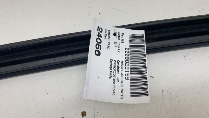 Does not apply 2016 2017 2018 2019 2020 Tesla Model X Rear Left Side Door Window Seal Assembly