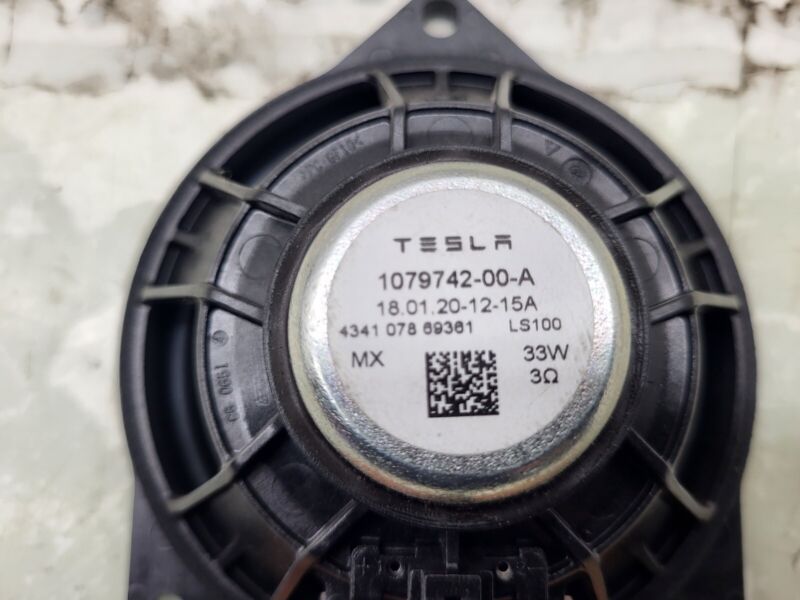 2017-2023 Tesla Model S X 3 Y Audio System Speaker Full Range 100MM 1079742-00-A