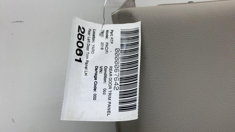 5RP662D2AF ⭕ 2017-2025 Chrysler Pacifica Rear Left Sliding Door Panel Trim Cover 5RP662D2AF