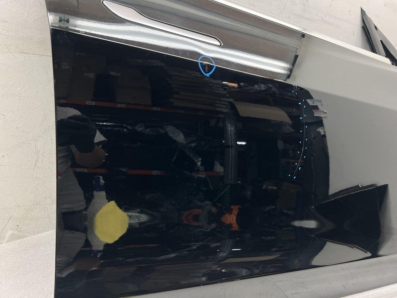 ⭕ 17-20 Tesla Model 3 Front Right Door Shell Panel Right Black PBSB 10